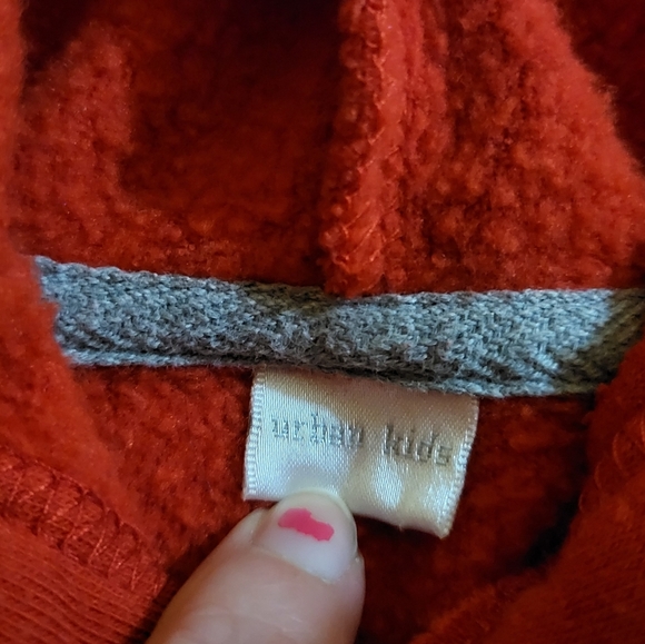 4T Hoodie Sweatshirt New York Colorblock Hoodie Sweater Red Black & Grey - Picture 4 of 6